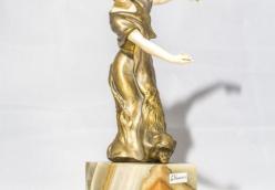 Bronze and ivory figure